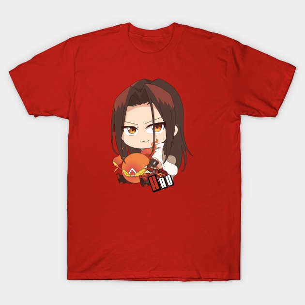 Chibi Asakura Hao With His Spirit of Fire T-Shirt by AnimeTee